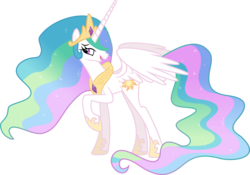 Size: 8588x6000 | Tagged: safe, artist:synthrid, princess celestia, alicorn, pony, g4, absurd resolution, female, implying, mare, simple background, solo, transparent background, vector