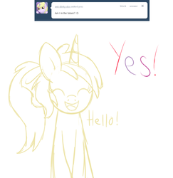 Size: 972x1000 | Tagged: safe, artist:tails-doll-lover, dinky hooves, g4, ask, ponytail, teenage crusaders answers, teenager, tumblr