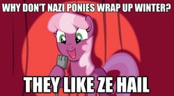 Size: 619x343 | Tagged: safe, artist:equestria-prevails, cheerilee, g4, cheerilee pun, exploitable meme, image macro, meme, pun, stand-up comedy