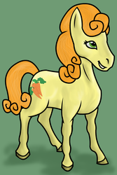 Size: 720x1080 | Tagged: safe, artist:philosophypony, carrot top, golden harvest, earth pony, pony, g4, female, hoers, mare, solo
