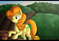 Size: 1000x700 | Tagged: safe, artist:daflummify, carrot top, golden harvest, pony, g4, female, solo