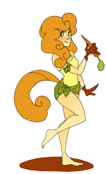 Size: 523x856 | Tagged: safe, artist:swannson, carrot top, golden harvest, human, g4, humanized, tailed humanization
