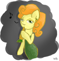 Size: 1354x1396 | Tagged: safe, artist:fatalnatal, carrot top, golden harvest, g4, lounge singer