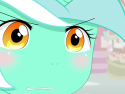 Size: 2675x2009 | Tagged: safe, artist:yuki endo, lyra heartstrings, anthro, g4, ambiguous facial structure, face, gununu, high res, meme, reaction image