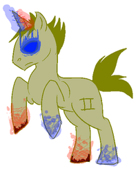 Size: 250x313 | Tagged: safe, artist:squiddleydolphin, homestuck, ponified, sollux captor