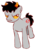 Size: 496x692 | Tagged: safe, homestuck, karkat vantas, ponified, simple background, solo, transparent background