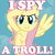 Size: 700x700 | Tagged: safe, fluttershy, g4, caption, image macro, reaction image, troll