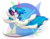 Size: 1000x788 | Tagged: safe, artist:secoh2000, dj pon-3, vinyl scratch, pony, g4, breakdancing, dancing, solo