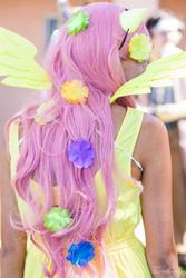 Size: 480x720 | Tagged: safe, artist:cassierolee, fluttershy, human, g4, cosplay, flower, irl, irl human, photo, solo
