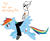 Size: 500x413 | Tagged: safe, rainbow dash, human, pegasus, pony, g4, crossed arms, crossover, dirk strider, female, flying, homestuck, male, mare, riding, riding a pony, simple background, text, white background, yes hell yes hell fucking yes