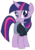 Size: 292x420 | Tagged: safe, artist:ake-xanchez, twilight sparkle, g4, clothes, schoolgirl