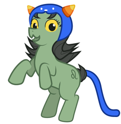 Size: 500x514 | Tagged: safe, artist:shattered-earth, homestuck, nepeta leijon, ponified