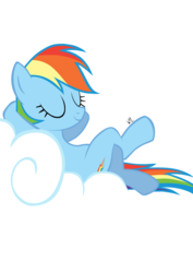 Size: 745x1053 | Tagged: safe, artist:katze2012, rainbow dash, g4, simple background, sleeping, vector, white background