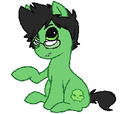 Size: 437x410 | Tagged: safe, artist:wickedkittybitchen, gif, homestuck, jake english, non-animated gif, ponified, simple background, solo, transparent background