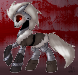 Size: 1002x975 | Tagged: safe, artist:thepipefox, barry the chopper, fullmetal alchemist, jack the ripper, ponified