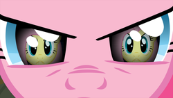 Size: 680x383 | Tagged: safe, fluttershy, pinkie pie, g4, reflection, stare down, the stare