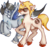 Size: 876x822 | Tagged: safe, artist:pony-untastic, dave strider, glasses, homestuck, john egbert, ponified, simple background, sunglasses, transparent background, unshorn fetlocks