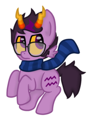 Size: 459x626 | Tagged: safe, artist:poofypegasus, eridan ampora, homestuck, ponified, simple background, solo, transparent background