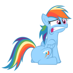 Size: 5000x5000 | Tagged: safe, artist:broneill95, rainbow dash, g4, over a barrel, absurd resolution, simple background, transparent background, vector