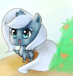 Size: 1756x1836 | Tagged: safe, artist:edahi, princess luna, pony, g4, chibi, female, solo, woona