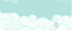 Size: 680x293 | Tagged: safe, screencap, rainbow dash, g4, animated, cloud, cloudy, female, swimming