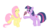 Size: 1600x900 | Tagged: safe, artist:iraecoal, fluttershy, twilight sparkle, pegasus, pony, unicorn, g4, blushing, female, lesbian, mare, ship:twishy, shipping, simple background, singing, transparent background, unicorn twilight