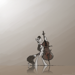 Size: 1666x1666 | Tagged: dead source, safe, artist:php15, octavia melody, earth pony, pony, g4, cello, female, musical instrument, solo