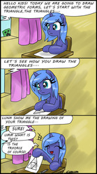 Size: 1696x3051 | Tagged: safe, artist:ciriliko, princess luna, g4, comic, creeper, s1 luna, the legend of zelda, triforce