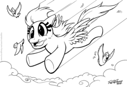 Size: 715x489 | Tagged: safe, artist:redadillio, derpy hooves, pegasus, pony, g4, female, mare