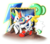 Size: 2640x2324 | Tagged: safe, artist:zymonasyh, rainbow dash, g4, badass, commission, crossover, description in comments, element of loyalty, elements of harmony, high res, klonoa, male, simple background, sonic the hedgehog, sonic the hedgehog (series), super klonoa, super rainbow dash, transparent background