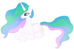 Size: 1500x1000 | Tagged: dead source, safe, artist:kamartenn, princess celestia, alicorn, pony, g4, female, mare, simple background, solo, transparent background, vector