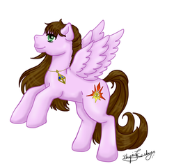 Size: 682x650 | Tagged: safe, artist:phynix, pegasus, pony, ponified, suikoden, viki