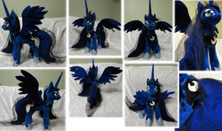 Size: 1280x759 | Tagged: safe, artist:rens-twin, princess luna, pony, g4, irl, photo, plushie