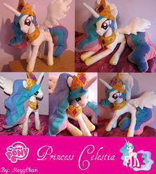 Size: 900x1001 | Tagged: safe, artist:jennahuskie, princess celestia, g4, irl, photo, plushie