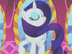 Size: 245x184 | Tagged: safe, screencap, rarity, pony, g4, animated, carousel boutique, female, opening, solo
