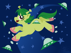 Size: 800x600 | Tagged: safe, artist:midori-no-ink, mars, milky way and the galaxy girls, ponified