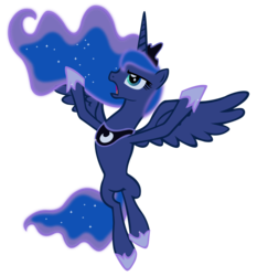 Size: 1902x2041 | Tagged: safe, artist:durpy, princess luna, pony, g4, luna eclipsed, behold, belly, concave belly, female, simple background, slender, solo, thin, transparent background, vector