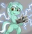 Size: 600x633 | Tagged: safe, artist:shepherd0821, lyra heartstrings, pony, unicorn, g4, bipedal, clothes, electricity, female, gloves, mare, nintendo, nintendo entertainment system, power glove, solo