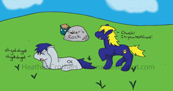Size: 900x476 | Tagged: safe, artist:liriana, blue team, church, halo (series), michael j caboose, ponified, red vs blue, tucker