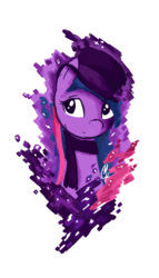 Size: 800x1400 | Tagged: safe, artist:ppdraw, twilight sparkle, pony, unicorn, g4, female, hat, mare, simple background, solo, transparent background, unicorn twilight