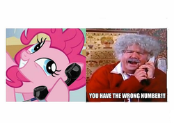 Size: 817x577 | Tagged: safe, pinkie pie, g4, crossover, stop calling me, the amanda show