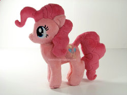 Size: 1024x768 | Tagged: safe, artist:eebharas, pinkie pie, earth pony, pony, g4, irl, mini, photo, plushie, solo