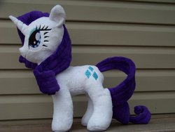 Size: 1024x768 | Tagged: safe, artist:eebharas, rarity, pony, g4, irl, photo, plushie, solo