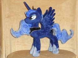 Size: 640x480 | Tagged: safe, artist:whitedove-creations, princess luna, pony, g4, irl, photo, plushie, solo