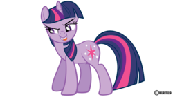 Size: 1280x720 | Tagged: safe, artist:kuren247, twilight sparkle, g4, sassy, simple background, transparent background, vector