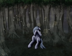 Size: 1284x1000 | Tagged: safe, artist:luffsas, pony, forest, solo