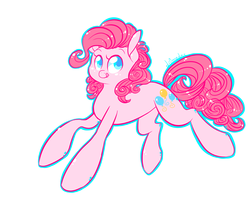 Size: 1223x982 | Tagged: safe, artist:buljong, pinkie pie, g4, smiling, tongue out