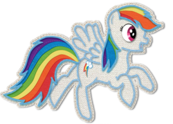 Size: 900x645 | Tagged: safe, artist:scootloops, rainbow dash, g4, kirby (series), kirby's epic yarn, parody, simple background, style emulation, transparent background, yarn