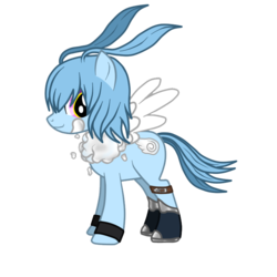 Size: 720x720 | Tagged: safe, artist:black-rosepetals, oc, oc only, altaria, pegasus, pony, pokémon