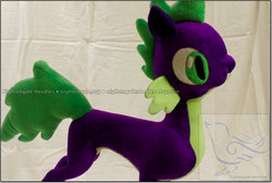 Size: 900x603 | Tagged: safe, artist:nightengaleneedles, spike, g4, doll, irl, photo, plushie, spike plushie, toy